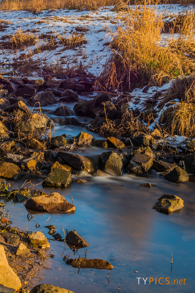 Winter an der Elbe bei Coswig (Anhalt)